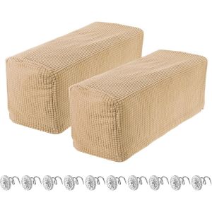 Uaa-4 Pièces Housse Pouf Rond De Bar Housse Tabouret Noir À Haute Elasticité Coussin De Tabouret Lavable Rond Housse De Canapé Couvre Housse Chaise Bar Noir Elastique Pour Chaises De 14 À 17 Pouces - Neuf