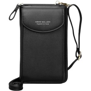 TZF-Portefeuille Femme Sac &agrave; Bandouli&egrave;re pour T&eacute;l&eacute;phone Portable Femmes Cuir PU Porte Monnaie T&eacute;l&eacute;phone Portable Pochette Porte Carte Portefeuille - Neuf