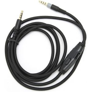 LORANKA-C&acirc;ble de Remplacement pour Cloud Alpha - C&acirc;ble Audio 3,5 Mm M&acirc;le vers M&acirc;le avec Contr&ocirc;le du Volume pour &Eacute;couteurs et Casque - Neuf