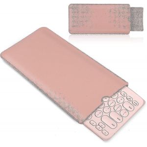 Housse de clavier en cuir pour Logitech K380 Bluetooth Multi-device Wireless Keyboard, sac de voyage, clavier - Neuf