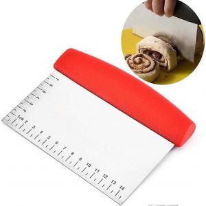 Grattoir De Gril En Métal En Acier Inoxydable.Idéal Comme Coupe-Pâte Pour La Pâte À Pain Et À Pizza.Outil De Cuisine Polyvalent Pour Plaque De Gril Plate - Neuf