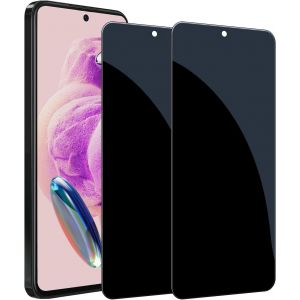 JGD-2 Pi&egrave;ces Verre tremp&eacute; Protection D'&eacute;cran anti-espion pour Redmi Note 12s,9H HD Vitre Protecteur anti espion,Couverture Compl&egrave;te ecran de protection privacy - Neuf
