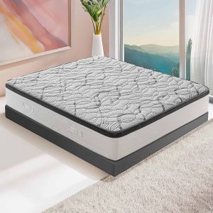 Matelas Mousse 80x190 cm DELUXE - Epaisseur 15 Cm - R&eacute;versible - C&ocirc;t&eacute; &Eacute;t&eacute;/hiver - Neuf