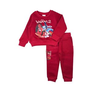 Sweat Et Jogging Polaire Vaiana La L&eacute;gende Du Bout Du Monde Disney - Blanc, Noir Et Rouge 5 Ans - Neuf