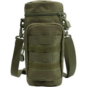 Kal-Tactique Molle L'eau Bouteille Sac, L'hydratation Transporteur Sac Avec Supplémentaire Accessoire Poche Et Détachable Épaule Sangle Pour Militaire Sport Randonnée Bicyclette - Neuf