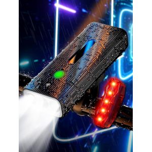 Subzonal-6000 Lumens Lumiere Velo,14+ Heures Temps D'endurance & Ipx5/6 &Eacute;tanch&eacute;it&eacute;,Power Bank Function,Chargement Usb Eclairage Velo Avant Et Arriere,5 Modes,Convient &Agrave; Tous Les Types De V&eacute;los - Neuf