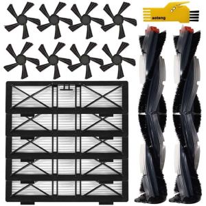 Accessoires De Remplacement Pour Neato Botvac D Series D75 D80 D85 Et Connected Series D3 D4 D5 D6 D7 D8 D9 D10, Y Compris La Brosse Principale, La Brosse Latérale Et Le Filtre Ult[SSE7110868] - Neuf