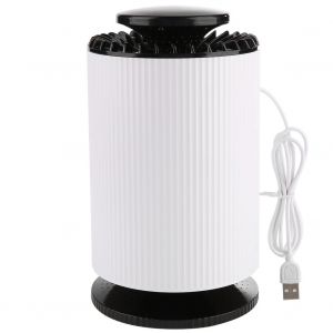 HJLIAN 1 piege a moustiques anti-mouches avec chargeur USB, lumiere ultraviolette, silencieux et sur - Neuf