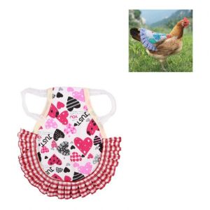¿Couleur 5¿Poulet Selle Arrière Protecteur Pour Les Poules Animaux Gilet De Poulet Vêtements De Volaille Poule Selle Tablier Réglable De Poulet Veste En Plumes De Protection - Neuf