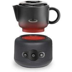 LETNERNY-Mousseur À Lait, Chauffe-Lait Électrique Automatique Et Mousseur À Lait, Pichet Amovible À Revêtement Intérieur Antiadhésif Lavable Au Lave-Vaisselle, Mousseur À Lait - Neuf