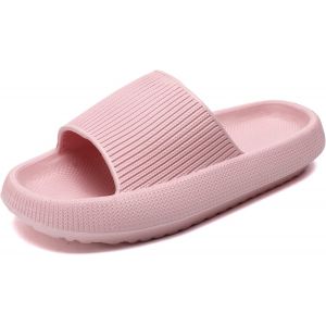 Kalanka-Pantoufles Claquettes Femmes Hommes Summer Chaussons,Massage De Douche Salle De Bain Non Glissée Séchage Rapide Orteil Ouvert Super Doux Confortable Pantoufles - Neuf