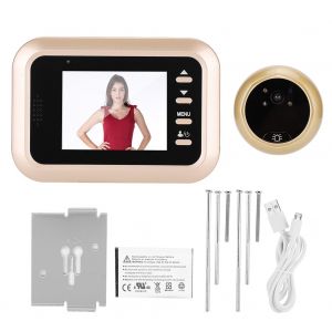 Camera de securite intelligente avec ecran de 2,4 pouces et vision nocturne infrarouge - Neuf