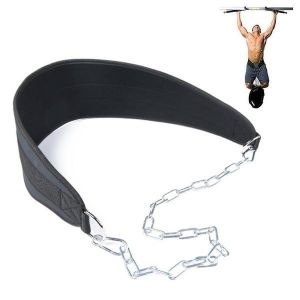 Ceinture Lestée En Nylon Robuste Avec Chaîne En Acier Et Mousqueton Pour Un Entraînement Musculaire Amélioré Et Des Séances Polyvalentes - Neuf