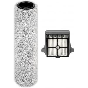 [Version 2,amovible](2 pièces) S7 Pro Rouleaux Brosse et Filtres HEPA Compatibles avec Les Aspirateurs Eau et Poussière Tineco Floor One S7 Pro et Floor One S6 (sans manche) - Neuf