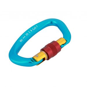 Xinda ¿C Connecteur De Verrouillage De SéCurité En Forme De D, Accessoires De Protection Pour Escalade (Bleu) - Neuf
