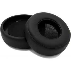 KAL-Remplacement Coussinets D'Oreille Pour Monster Beats By Dr. Dre Pro Detox Casque Memory Foam Et Protein Pu Coussinets Casque De Rechange U2013 Noir - Neuf