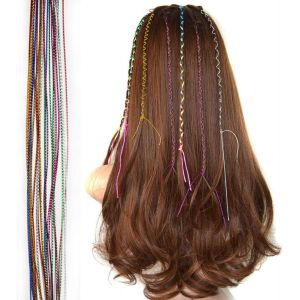Accessoires Pour Cheveux - 60 Pièces (1 Style) Couleur De Cheveux Tresse Tendance Coiffure Diy Tresse De Cheveux Et Accessoires Cheveux Colorés Corde Tresse Pour La - Neuf