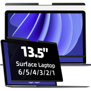 Magn&eacute;tique Filtre De Confidentialit&eacute; 13.5 Pouces Compatible Avec Microsoft Surface Laptop 6/5/4/3/2/1, Amovible Protection Ecran Surface Laptop, Film Anti Regard /Filtre Lumi&egrave;re Bleue Surface 13.5 - Neuf