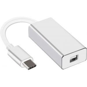 TYE-Adaptateur USB Type C vers Mini DisplayPort, Convertisseur 4k@60hz Prend en Charge Les périphériques USB-C avec Mode DP/Alt vers périphériques d'affichage Mini DP - Neuf