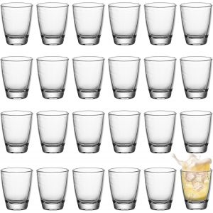 Lot De 24 Verres &Agrave; Shot : Verres &Agrave; Liqueur En Verre De 35 Ml Petits Verres &Agrave; Liqueur,Verres &Agrave; Liqueur,Verres &Agrave; Liqueur &Agrave; Base &Eacute;paisse Pinnch Dr&ocirc;le Pour Les R&eacute;unions De Vacances,Les Bars De - Neuf