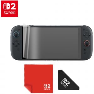 Turtle Beach PlayTrek Kit de protection d'&eacute;cran sous licence officielle pour Nintendo Switch 2 avec anti-lumi&egrave;re bleue, protection d'&eacute;cran e installation facile applicateur pour Nintendo Switch 2 - Neuf