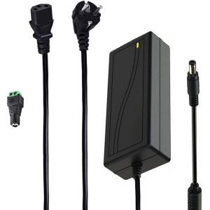Transformateur LED 24V 3A 72W AC/DC EU Prise Adaptateur d'alimentation pour LED Bande Guirlande SMD5050/3528/2538 2m 5m,PC Portable,LCD TFT Monitors,DVD,TVs etc. - Neuf