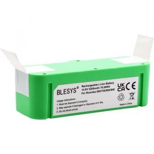 BLESYS Batterie 5200mAh pour iRobot Roomba 900/800/700/600 S&eacute;ries, Longue Dur&eacute;e. - Neuf