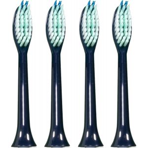 | Pack De 4 Brossettes De Rechange | New 2024 | Recharge Brosse &Agrave; Dent &Eacute;lectrique Sonique | Pack De 4 Brosses | Recharge Pour 1 An D'utilisation | Pack 4 T&ecirc;tes De Brosses (Bleu) - Neuf