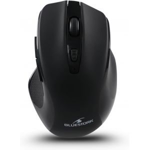 M-WL-OFF75 - Souris sans Fil Double Connexion : Bluetooth & USB 2.4 Ghz -Rechargeable, Ambidextre, Ergonomique - Silencieuse pour PC/Mac &iquest; New (Noire) - Neuf