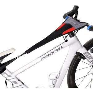 Accessoires Pour Home Trainer De Vtt V&eacute;lo Route, Filet De Sueur Pour Entra&icirc;neur Pliable En Aluminium, Protection De Cadre De V&eacute;lo Avec Poche T&eacute;l&eacute;phone &Eacute;cran Tactile - Neuf