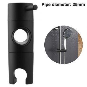 Support de pommeau de douche réglable pour barre coulissante, support de pommeau de douche pour barre coulissante, pince coulissante de remplacement pour salle de bain, rotation à 360 degrés, support de pulvérisateur - Neuf