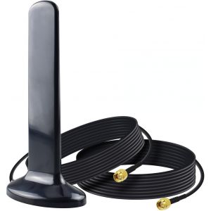 5G 4G Antenne WiFi 10dBi 600-6000MHz Haute Gain Câble Antenne Double SMA Mâle 2M avec Base Magnétique Solide pour Routeur sans Fil 4G 5G LTE, Réseau NB-IoT, Caméra de Sécurité sans Fil - Neuf