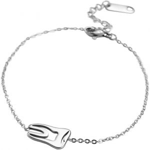 Kal-Collier De Dents Tendance En Argent Et Acier Inoxydable Pour Prot&eacute;ger Les Dents, Pendentif, Bracelet, Bague, D&eacute;claration Ajour&eacute;e, Dentiste, Bijoux - Neuf