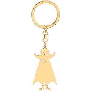 KAL-Porte-Clés Faucheuse Halloween Tête De Mort Skull Porte-Clés En Alliage De Zinc Porte-Monnaie Pour Femme Hommes Fille Cadeau - Neuf