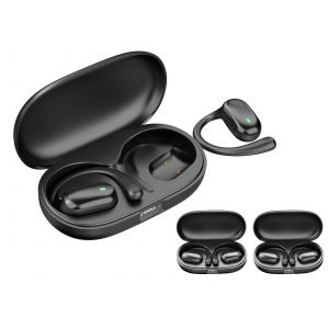 &Eacute;couteurs intra-auriculaires Bluetooth sans fil &agrave; oreille ouverte pour le sport avec affichage num&eacute;rique - Neuf