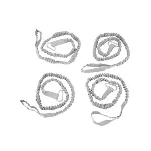 Lot De 4 Laisses De Pagaie De Kayak En Nylon Ultra-Extensibles ¿ Corde De Pagaie De Canoë Portable Anti-Perte Pour Des Aventures En Plein Air Sécurisées - Neuf