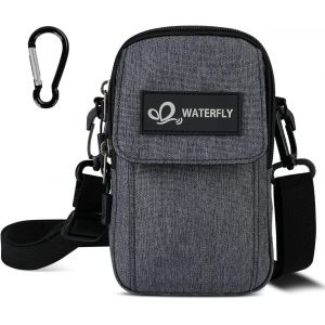 TIANYI-Sacoche Banane Homme Femme: Sac Ceinture Bandouliere Petit Pochette Telephone Sac Banane EDC Sac Multifonctionnel avec Mousqueton pour Randonnée Cyclisme Balade - Neuf