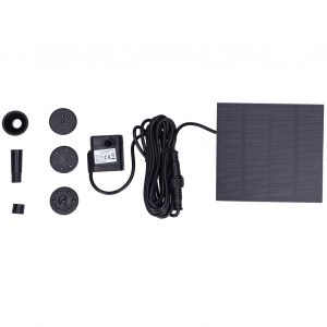 HJLIAN Pompe de fontaine solaire sans balais CC 180 L, cascade flottante, fontaine, etang, jardin, piscine, decoration - Neuf