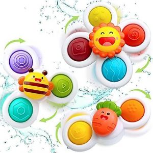 Jouets Rotatifs &Agrave; Ventouse Pour B&eacute;b&eacute;, Jouets Sensoriels, Jouets D'apprentissage Pour Les Tout-Petits De 1 &Agrave; 3 Ans, Jouets De Bain Pour B&eacute;b&eacute;s De 12 &Agrave; 18 Mois, Cadeaux Pour Fille Et Gar&ccedil;on De 1, 2 Et 3 Ans - Neuf