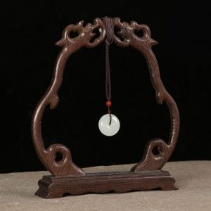 HJLIAN Presentoir a bijoux en jade antique pour la maison, sculpture, artisanat, decoration de bureau - Neuf