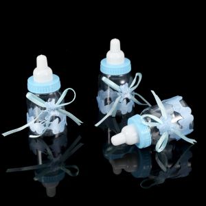 Hjlian Boite De 24 Bouteilles De Chocolat Bleu Pour Bonbons, Decorations De Fete Prenatale, Cadeaux, Bapteme De Bienvenue - Neuf