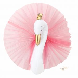 Decoration Murale En Forme De Tete De Cygne Pour Chambre D'enfant - Neuf