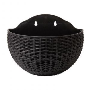 Pots de fleurs muraux, pot de fleurs, cadeau, balcon, semi-circulaire, interieur ou exterieur, decoration de la maison, vase suspendu de style europeen - Neuf
