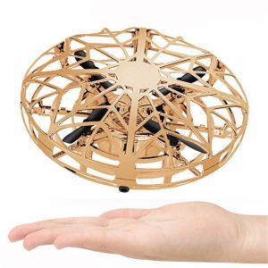 Drone volant pour enfants, rotation a 360 degres, mini drone UFO, quadricoptere, chargement USB, helicoptere a induction infrarouge - Neuf