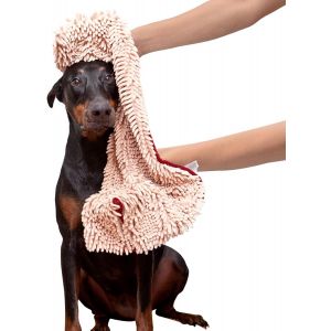 Jgd-Soggy Doggy Super Sammy Serviette En Coton Pour Chien Beige - Neuf