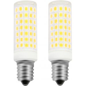 Kal-E14 5w Ampoules Led, 16 * 65mm, 800 Lumens, Ampoules De Maïs Filetées, 88 Ampoules Led, 3000k Lumière Chaude, Non Dimmable, Groupe De 2 ¿Classe D'efficacité Énergétique D¿ (2) - Neuf