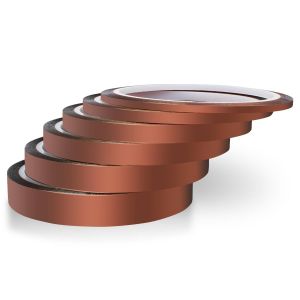 KALANKA-6 rouleaux de ruban adhésif résistant à la chaleur à haute température, largeur 3mm 5mm 8mm 10mm 12mm 15mm longueur 33M ruban adhésif en film polyimide pour masquage et soudure - Neuf