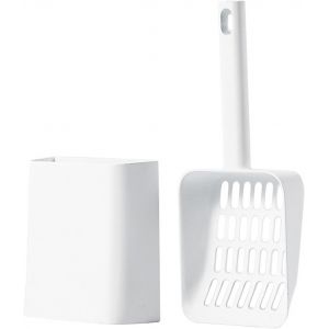 Shiliu-Pelle À Litière Pour Chat Avec Support Kitty Litière Scoop Pelle En Plastique Fournitures De Nettoyage Animal Tamisage Scoop[ - Neuf