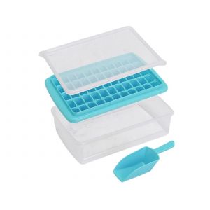 Bac &Agrave; Gla&ccedil;ons 55 Cubes Avec Bac Et Pelle - Bleu - Neuf