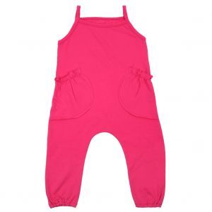 Combinaison Sans Manches Pour Bebe, Couleur Unie, Pour Garcon Et Fille (Rose Rouge 90) - Neuf